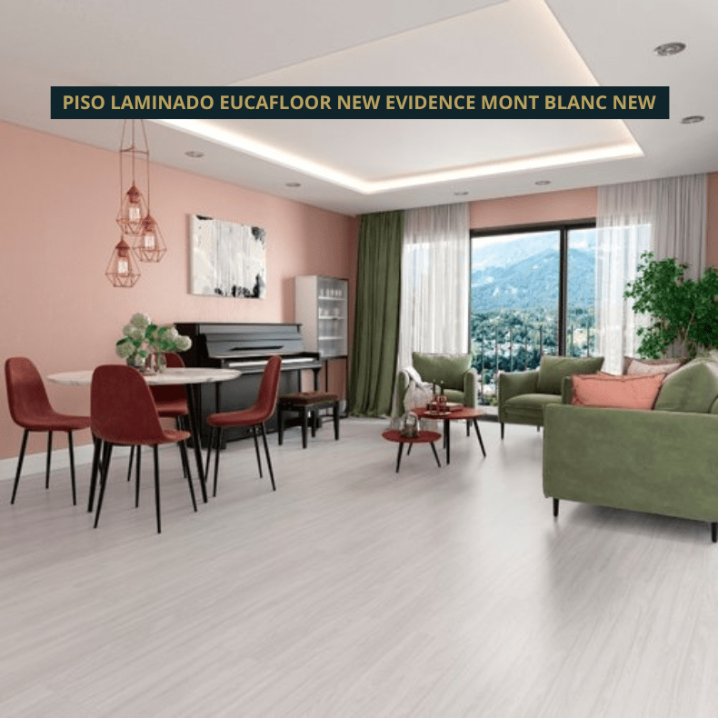 Piso Laminado Eucafloor New Evidence Mont Blanc New Cx 2,77m²